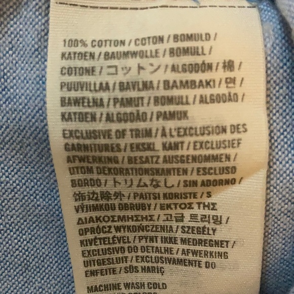 Hollister men’s Oxford shirt. Blue. Size XL - Picture 7 of 8